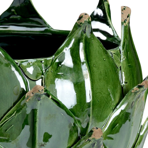 Chelsea House Green Leaf Vase