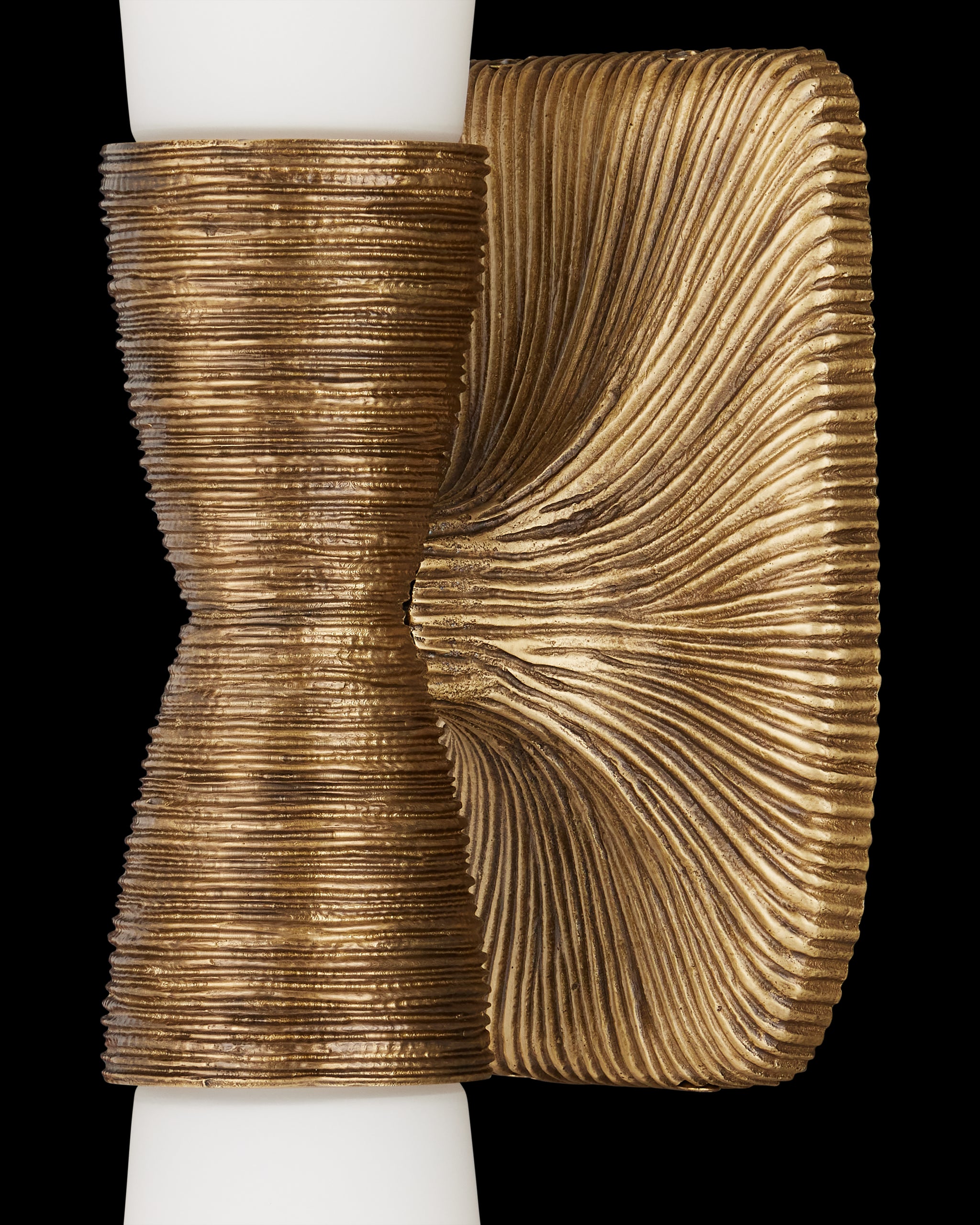 Currey & Company Burrows Brass Bath Wall Sconce