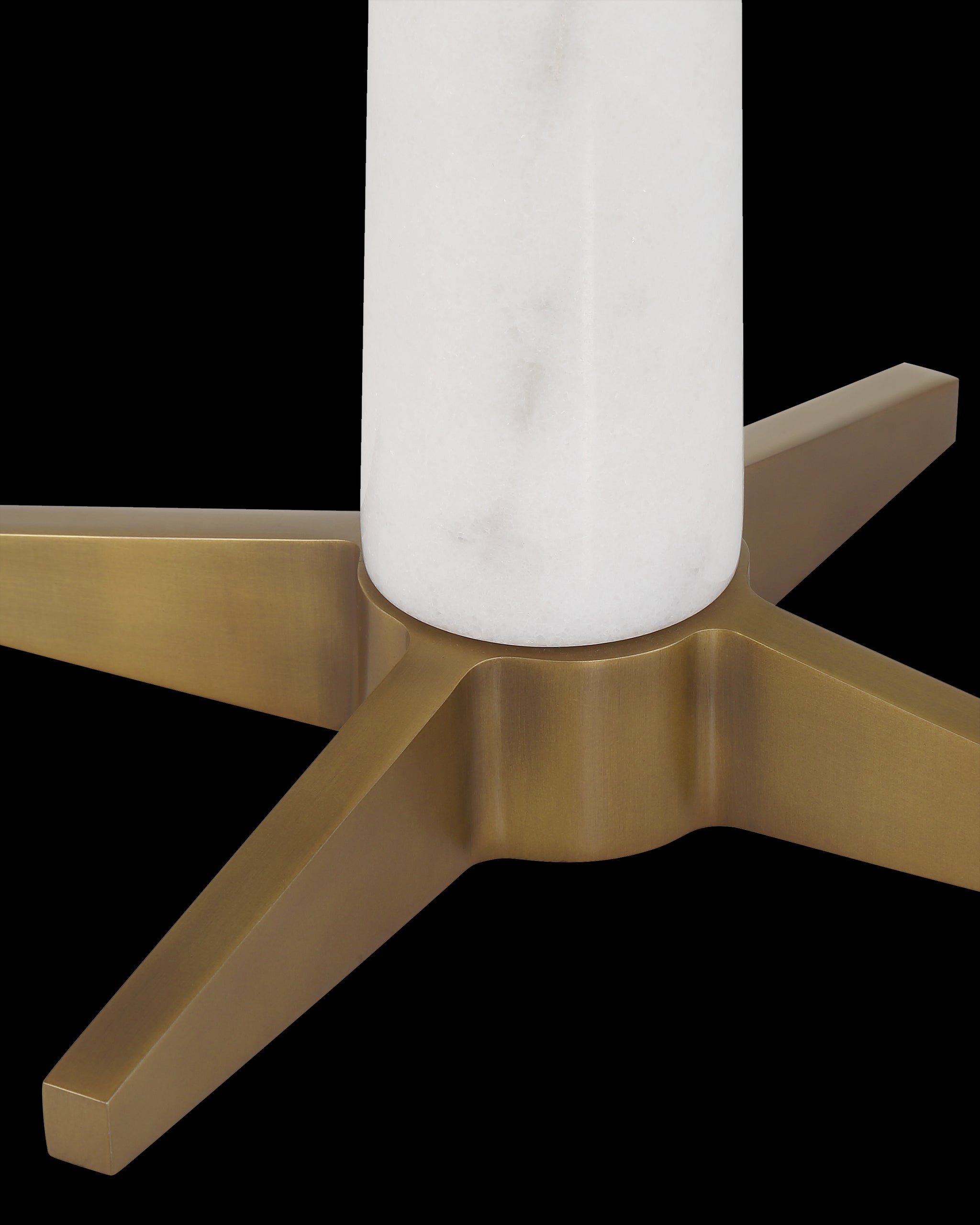 Currey & Company Munroe White Table Lamp