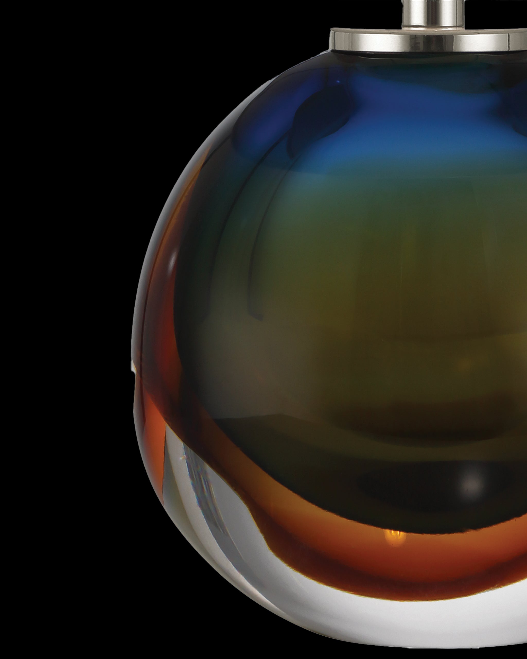 Currey & Company Voyage Nickel Cordless Table Lamp