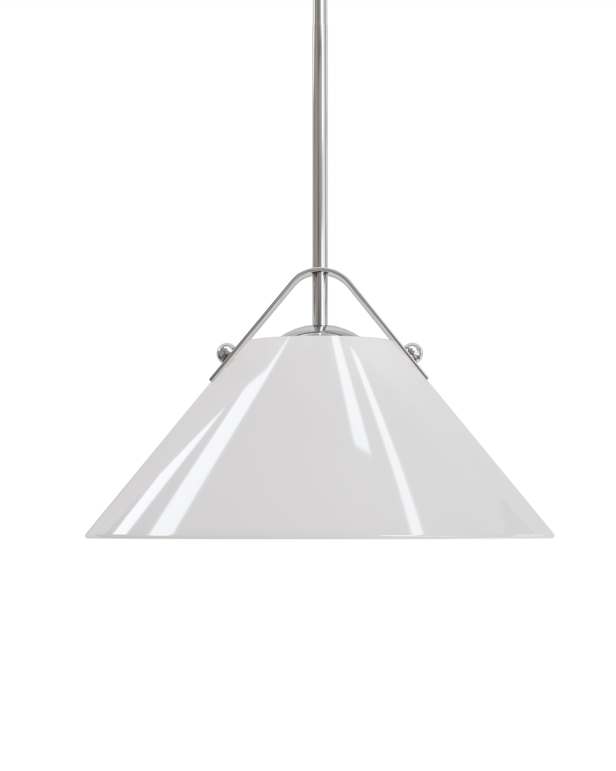 Currey & Company Bronwen Nickel Pendant