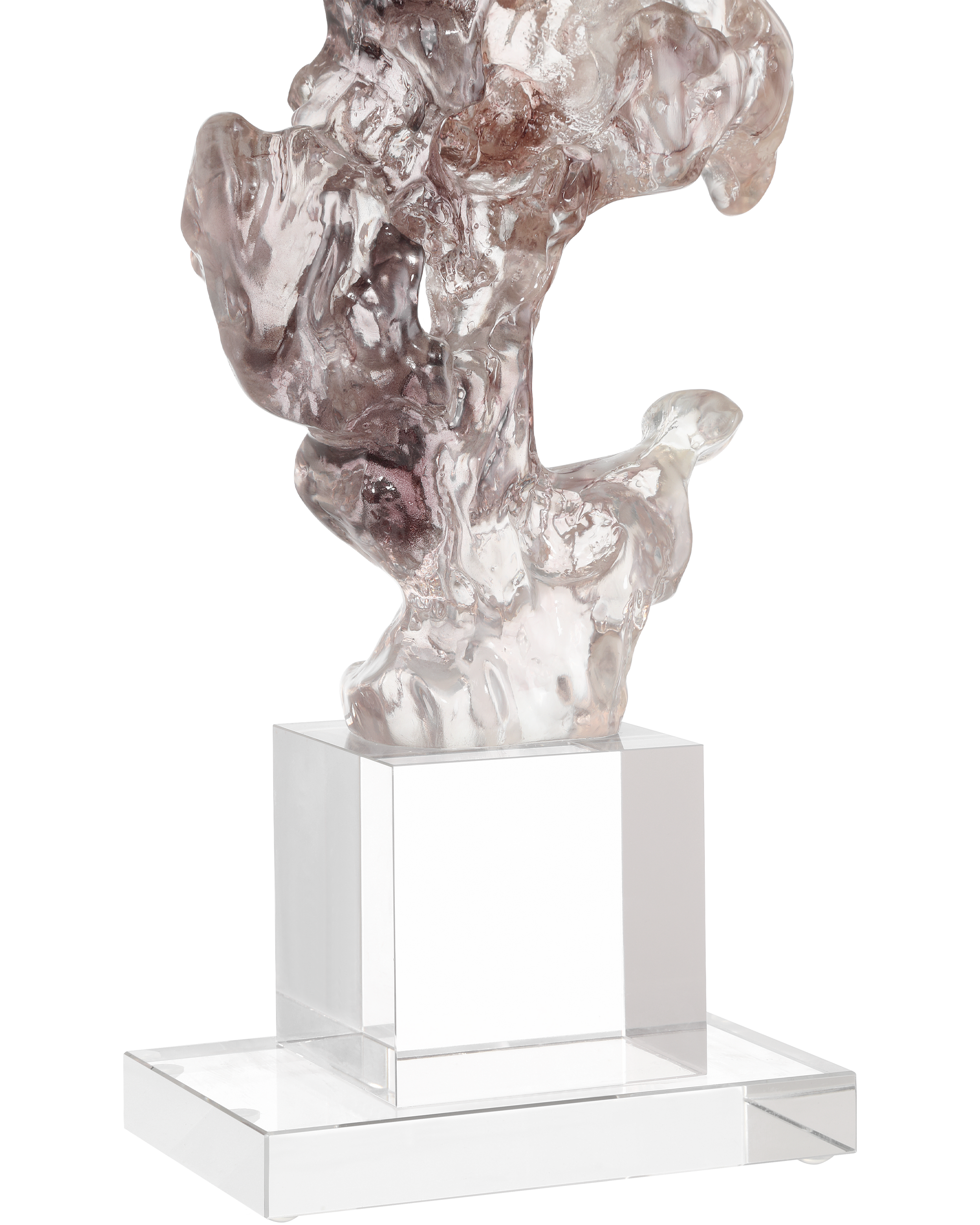 Currey And Company Faux Rock Crystal Sculpture