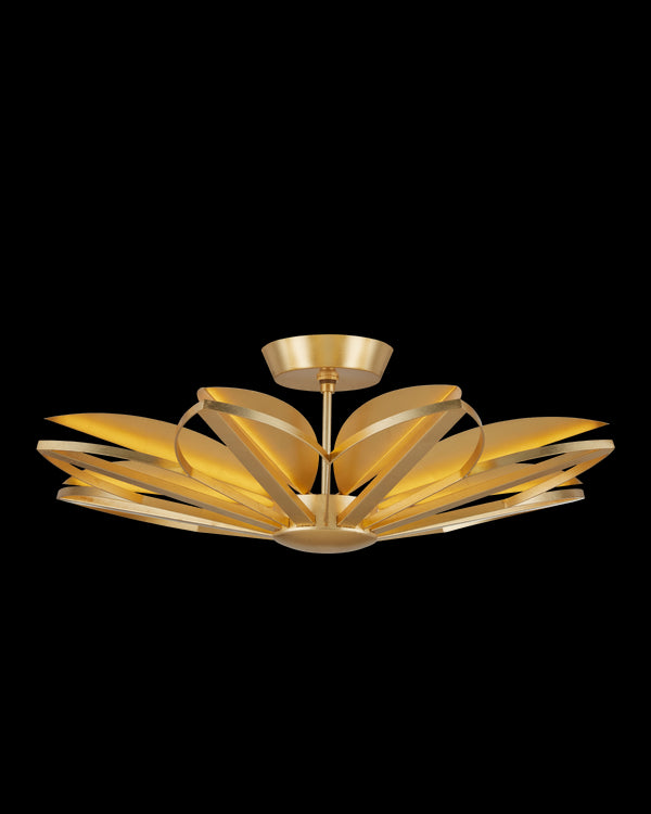 Currey & Company Stewart Semi Flush Mount