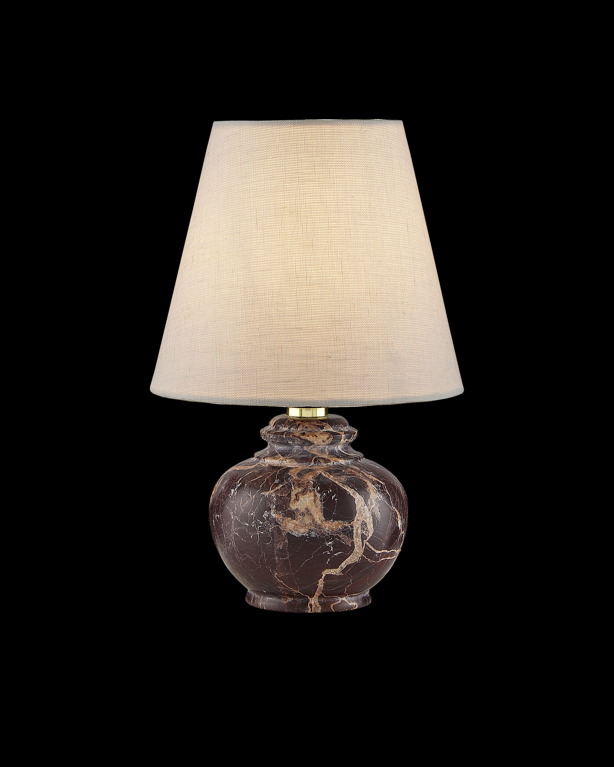 Currey & Company Piccolo Brown Mini Table Lamp