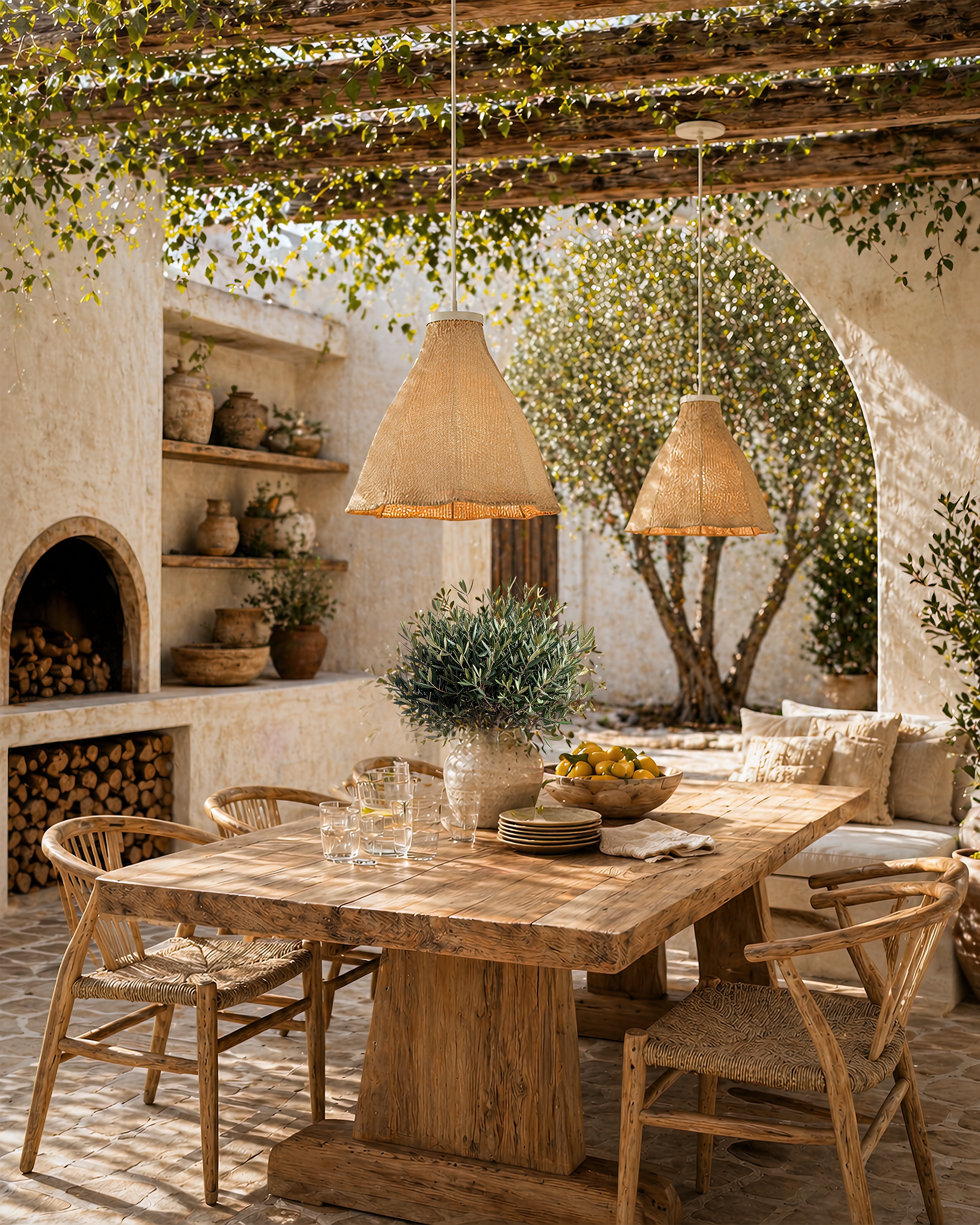 Currey & Company Cabo Medium Outdoor Pendant