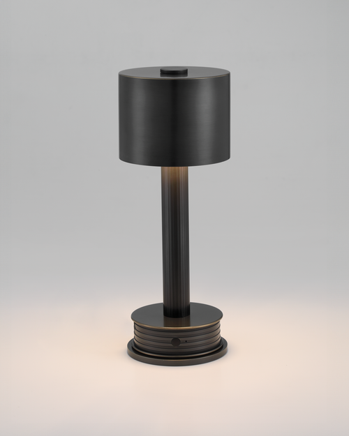 Currey & Company Traverse Bronze Cordless Table Lamp