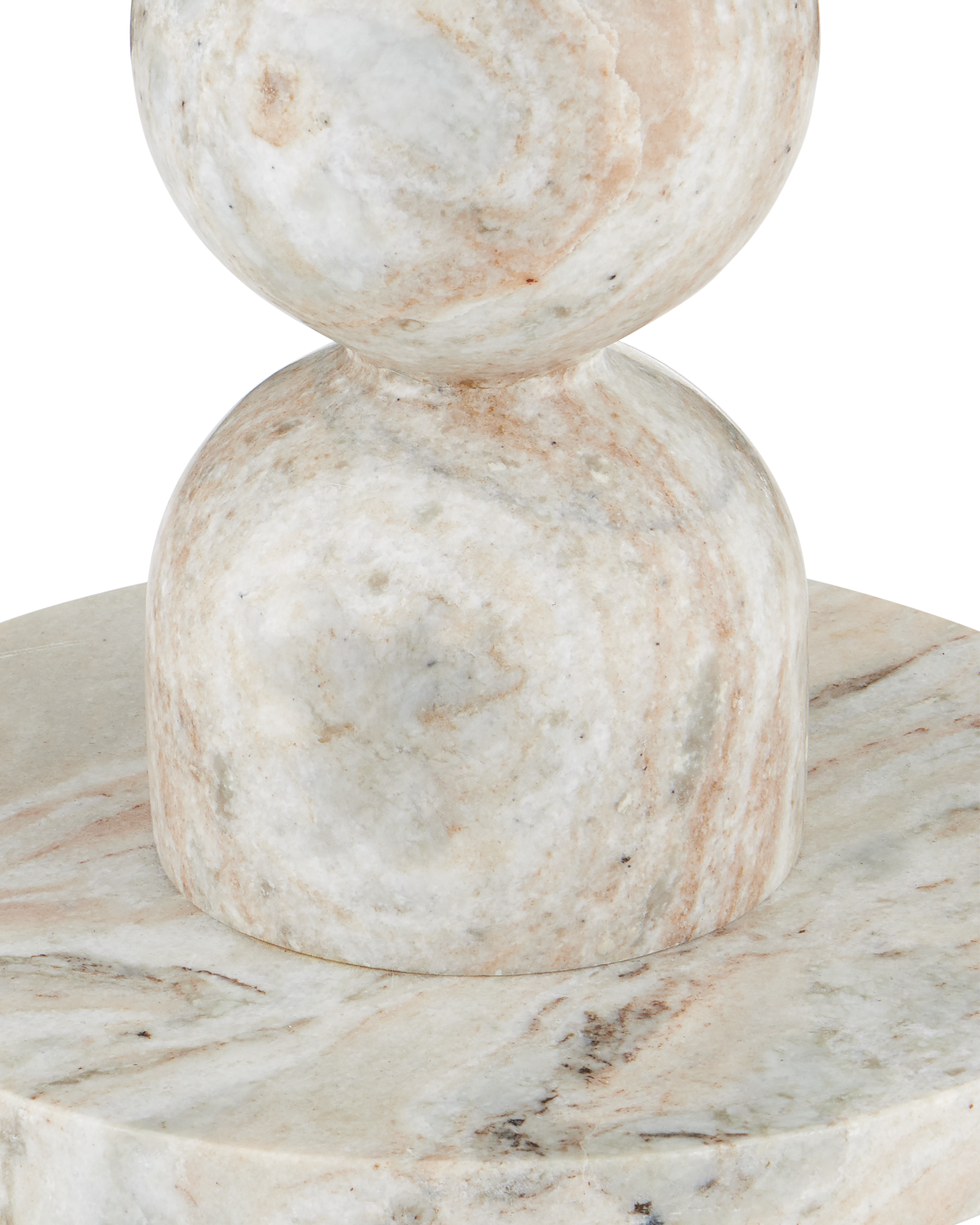 Currey & Company Turner Marble Accent Table