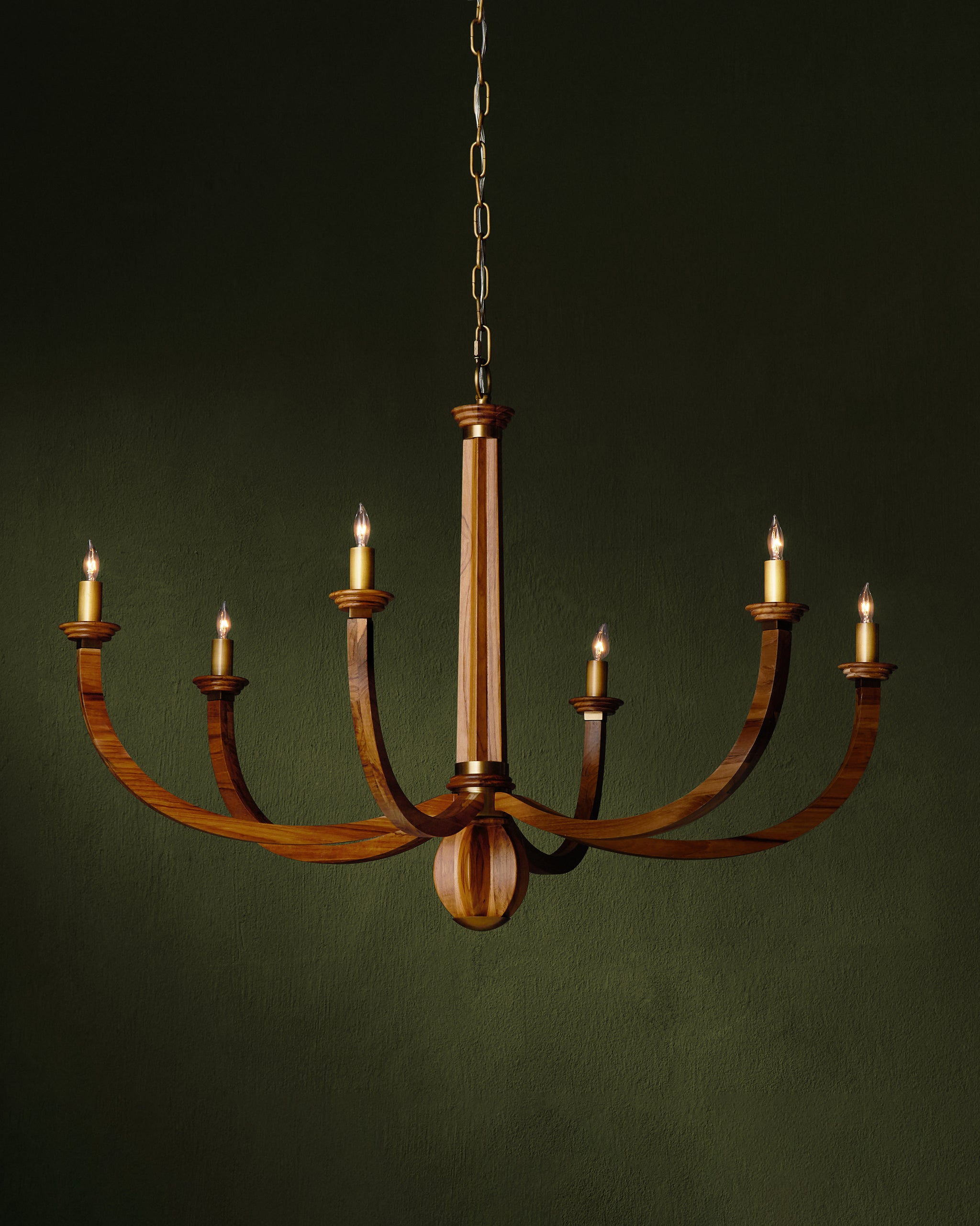 Currey & Company Woodcroft Chandelier