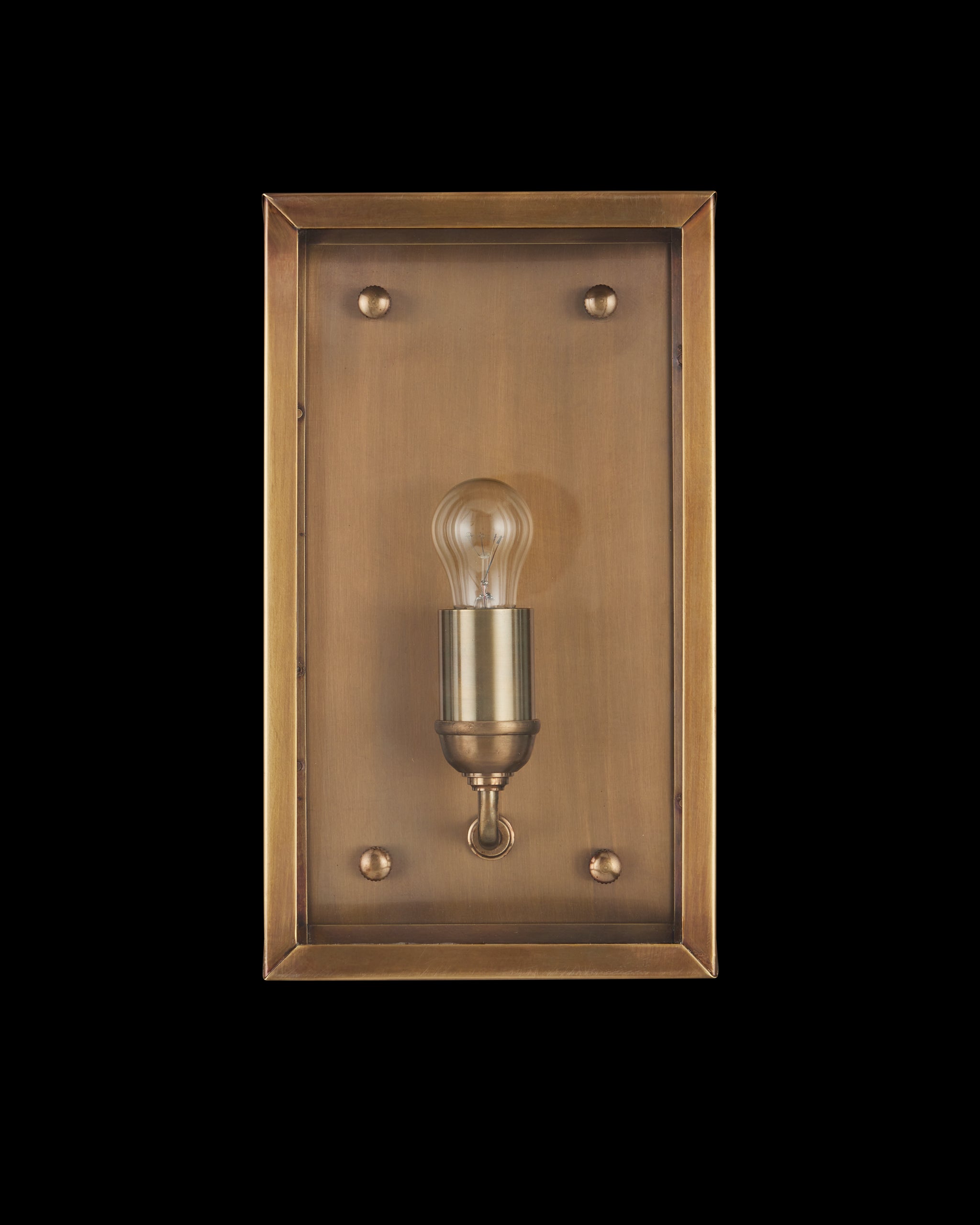 Currey & Company Royster Brass Outdoor Wall Sconce