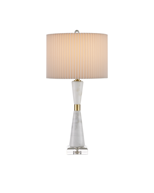 Currey & Company Edelmar White Table Lamp