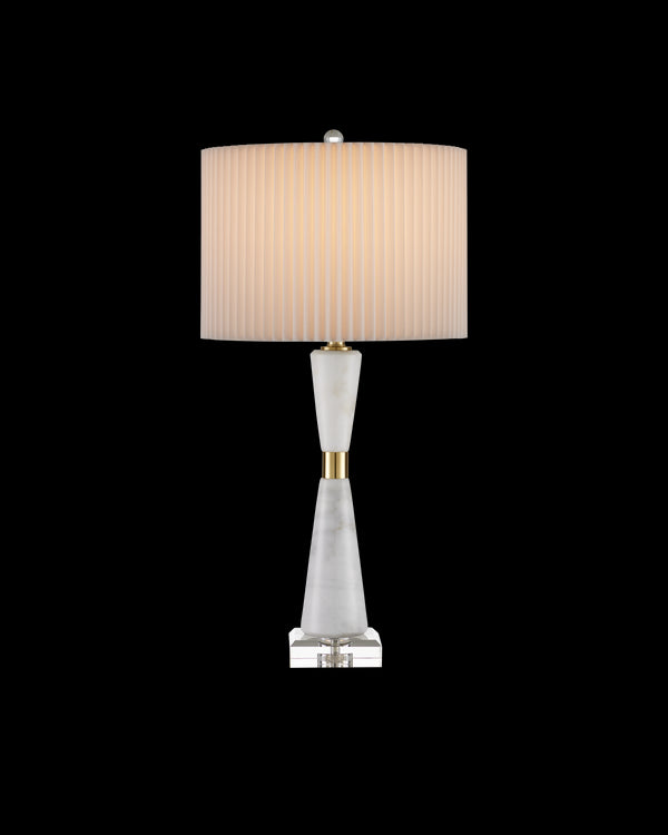 Currey & Company Edelmar White Table Lamp