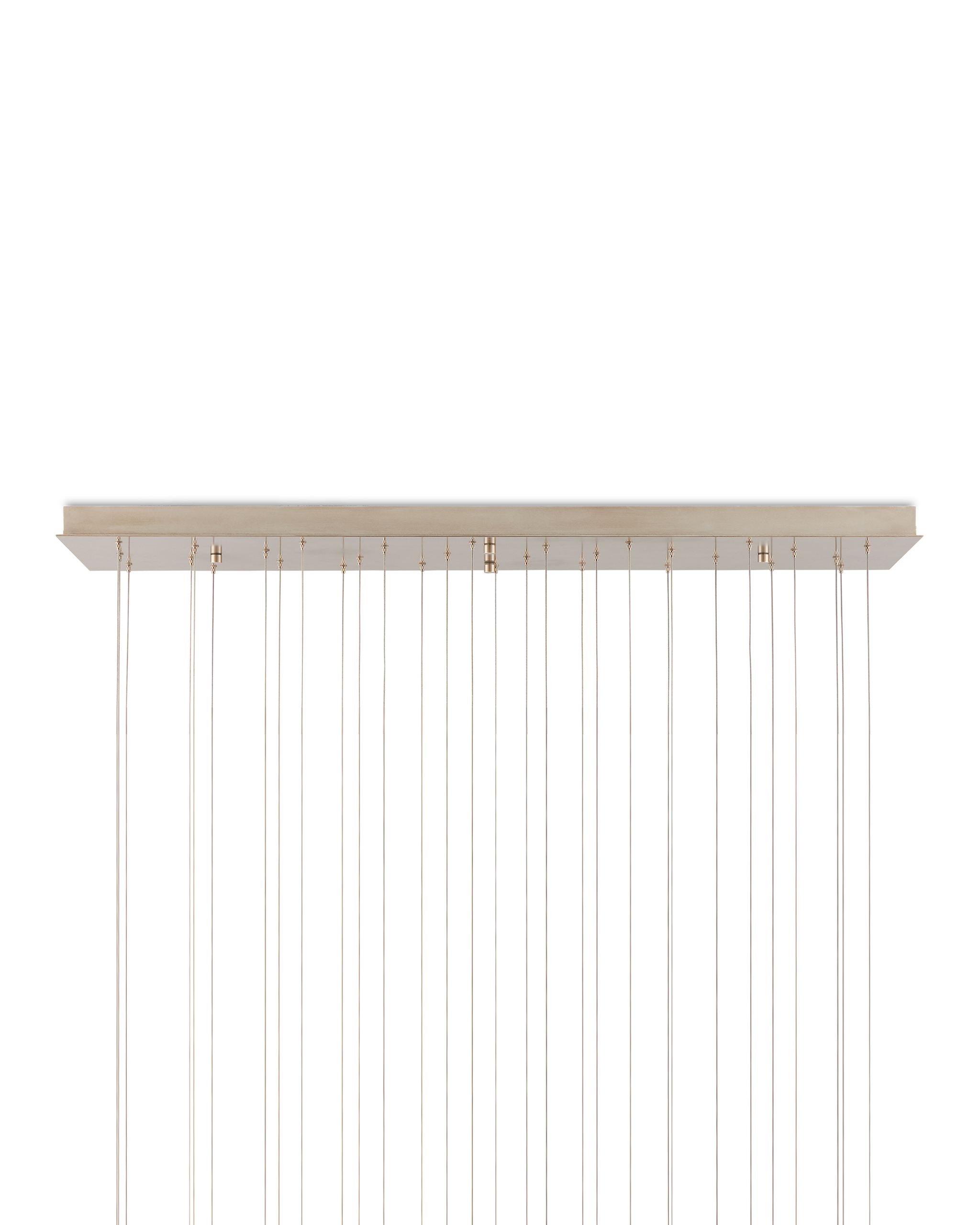 Currey And Company Polpo 30 Light Linear Multi Drop Pendant