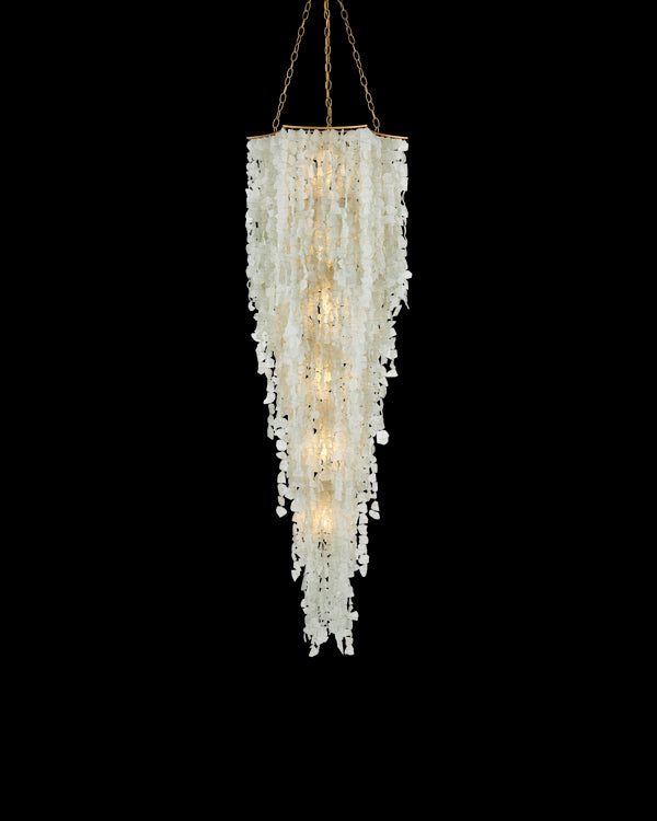 Currey & Company Verre De Mer Large Chandelier