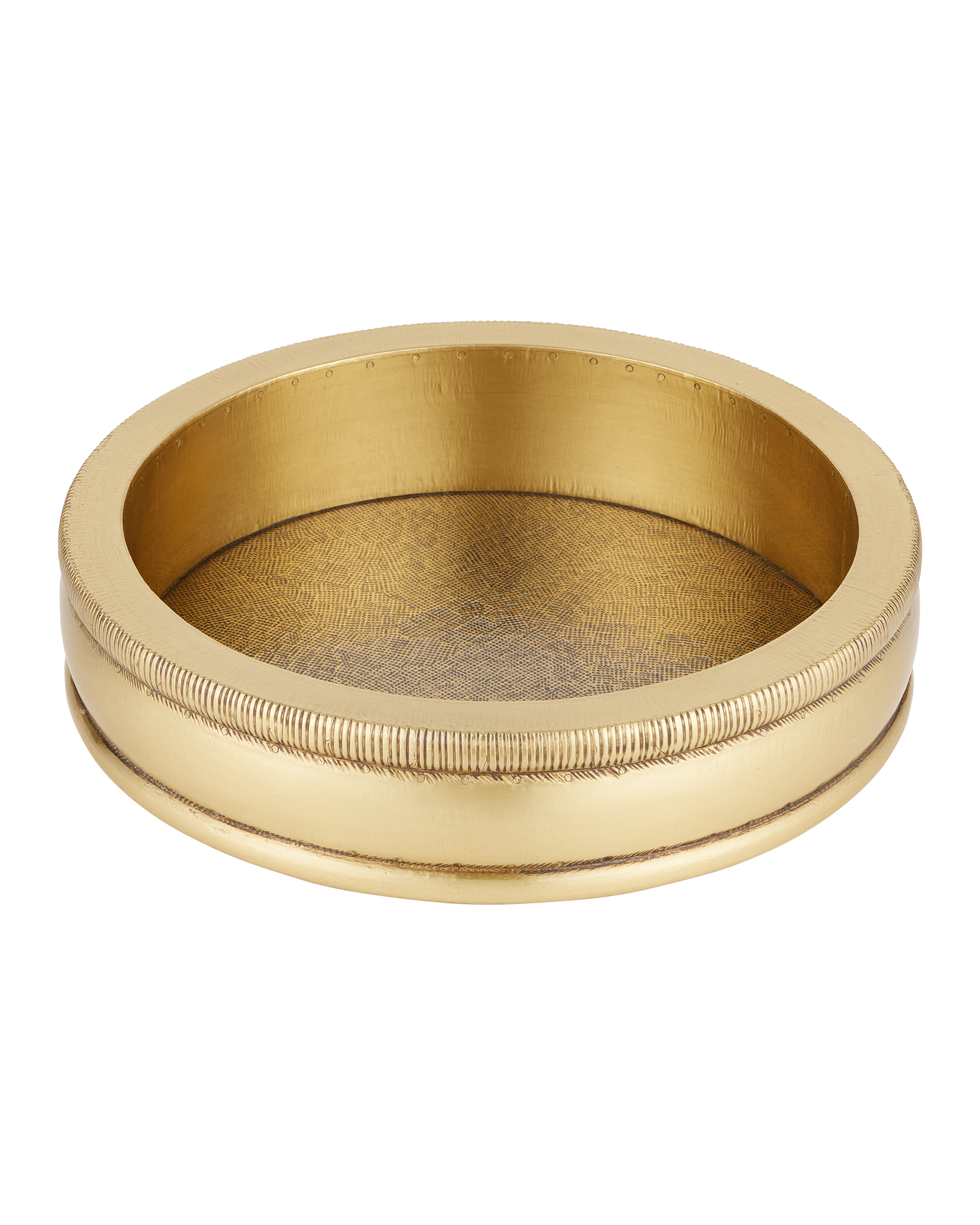 Currey & Company Pulsante Brass Box