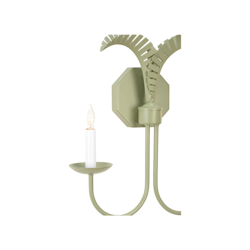 Wildwood Petite Palm Sconce Green