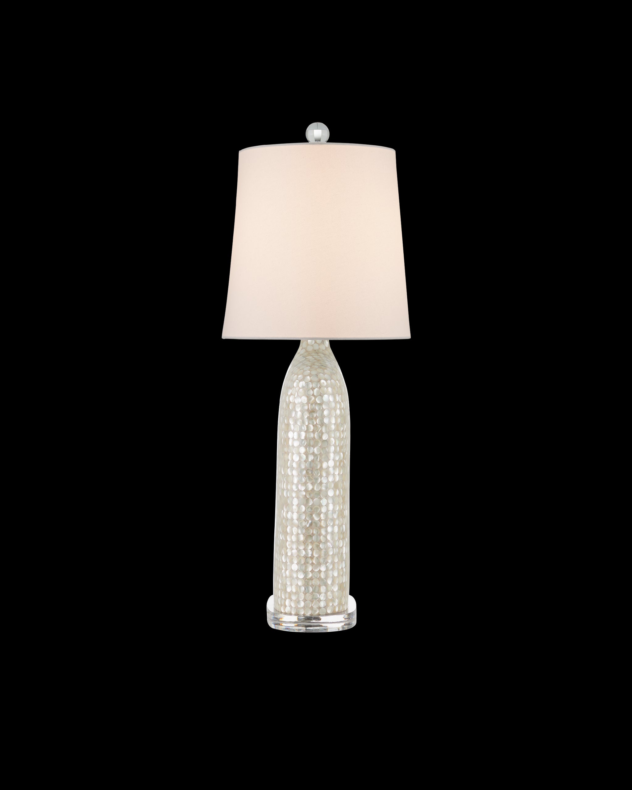 Currey & Company Gerri Dot Mother Of Pearl Table Lamp