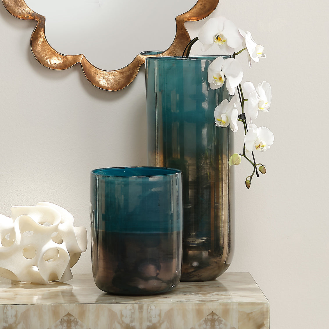 Jamie Young Vapor Metallic Vase