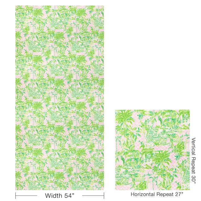 Lee Jofa x Lilly Pulitzer Palm Beach Fabric