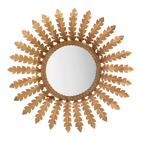 Elouise Mirror In Antique Brass