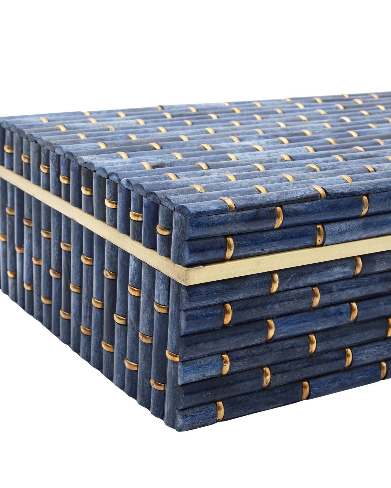 Currey & Company Midnight Bamboo 13" Decorative Box Set