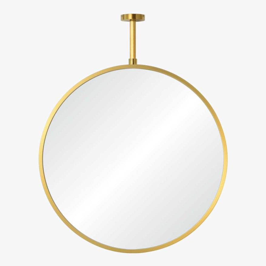 Mirror Home Round Mirror with Adjustable Ceiling Mount