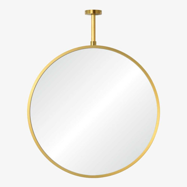 Mirror Home Round Mirror with Adjustable Ceiling Mount