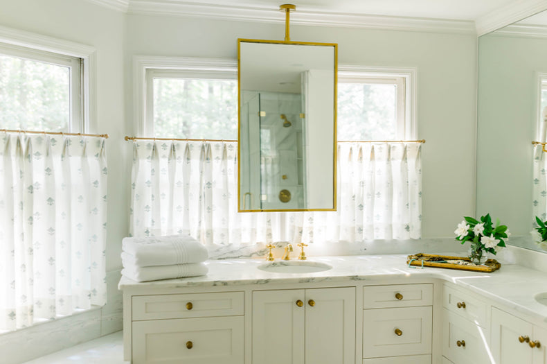 Mirror Home Rectangular Mirror with Adjustable Ceiling Mount