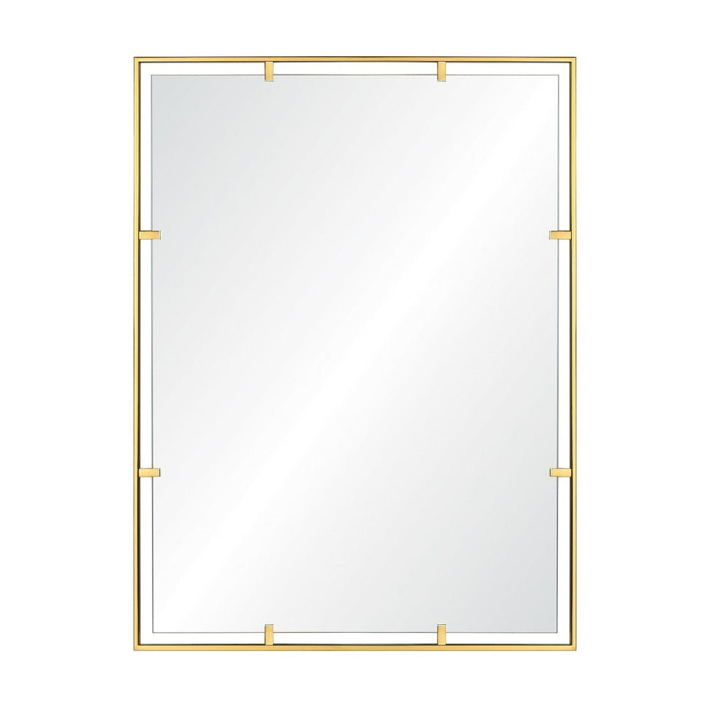 Mirror Home Rectangle Patten Clip Wall Mirror