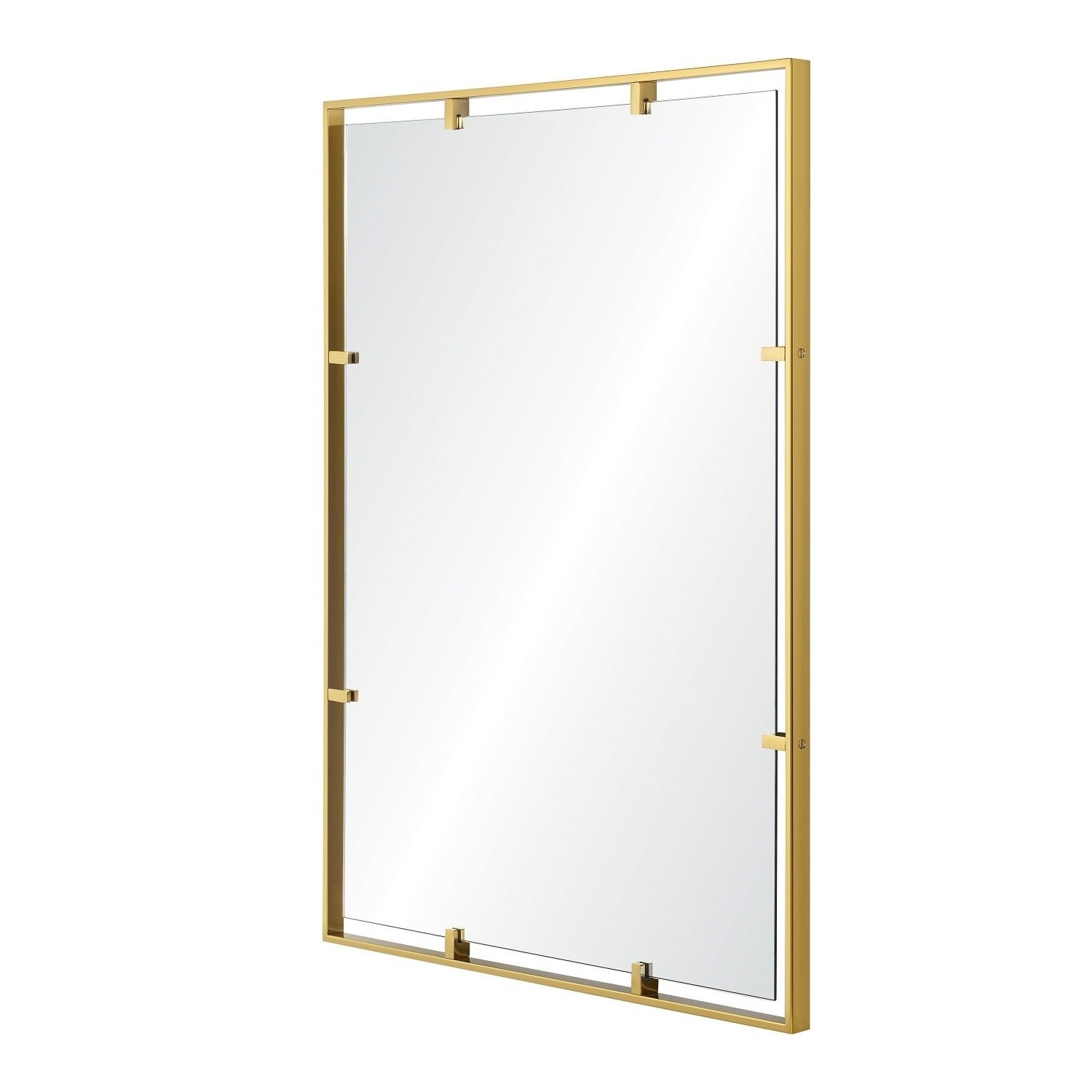 Mirror Home Rectangle Patten Clip Wall Mirror