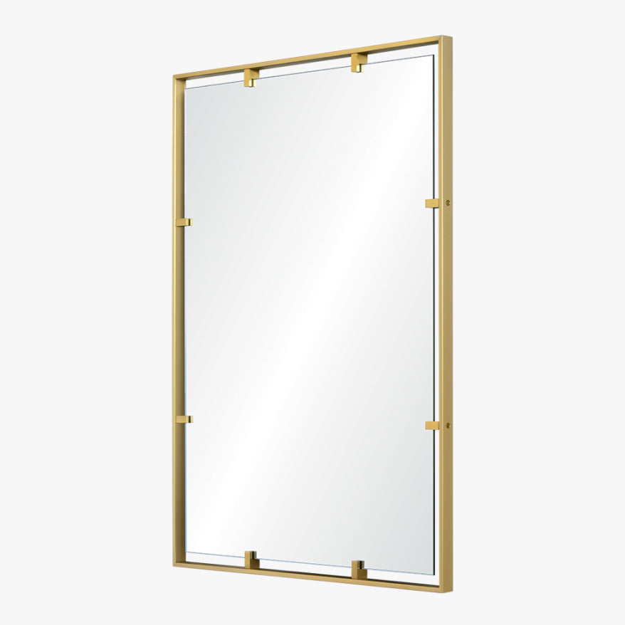 Mirror Home Rectangular Mirror with Clips