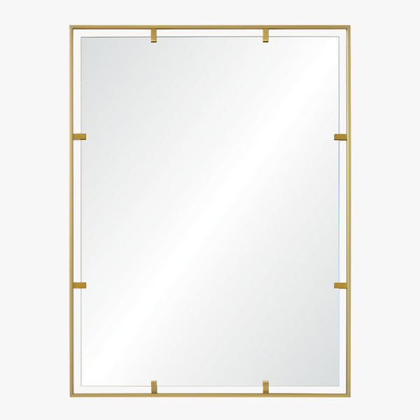 Mirror Home Rectangle Patten Clip Wall Mirror