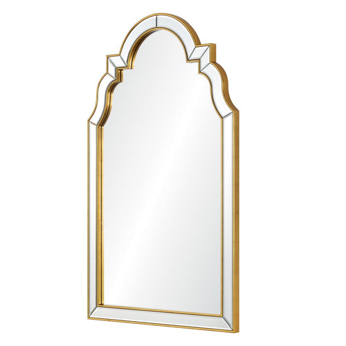 Mirror Home Distressed Gold or Silver Leaf Mirror Framed Mirror