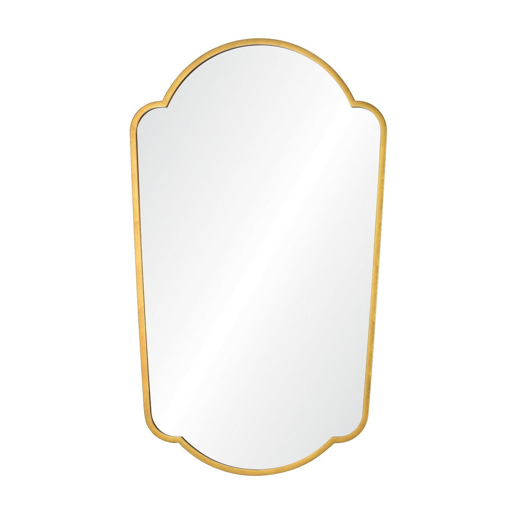 Mirror Home Distressed Gold or Silver Leaf Iron Mirror 24" x 40"