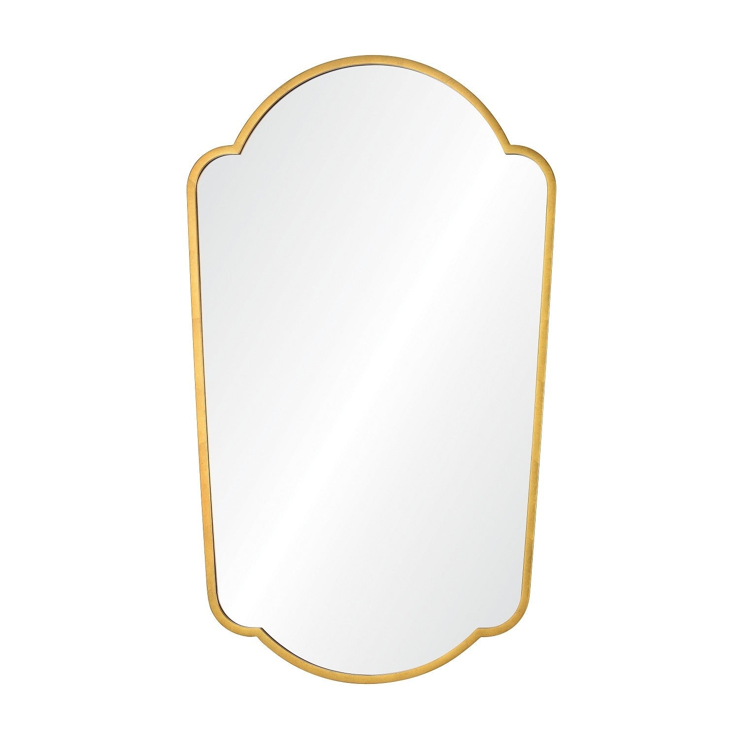 Mirror Home Distressed Gold or Silver Leaf Iron Mirror 24" x 40"