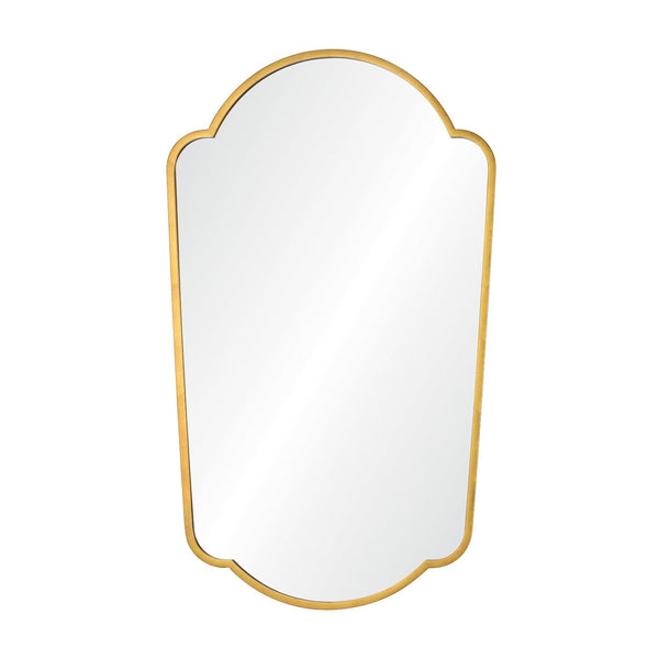 Mirror Home Distressed Gold or Silver Leaf Iron Mirror 24" x 40"