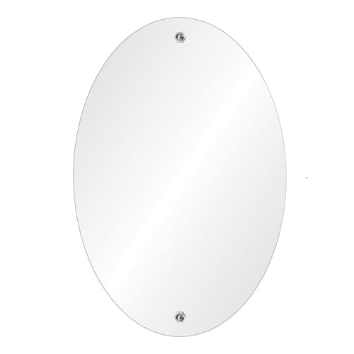Mirror Home Oval Mirror with Standoff Bracket Hardware