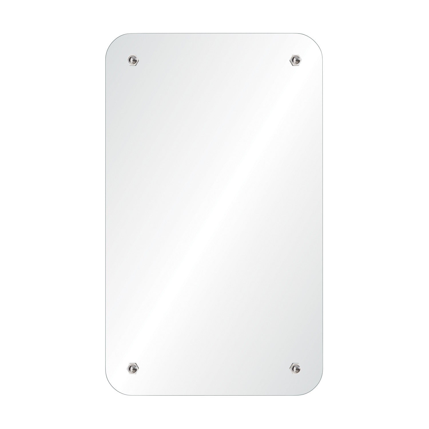 Mirror Home Rectangle Mirror with Standoff Bracket Hardware 24" x 40"