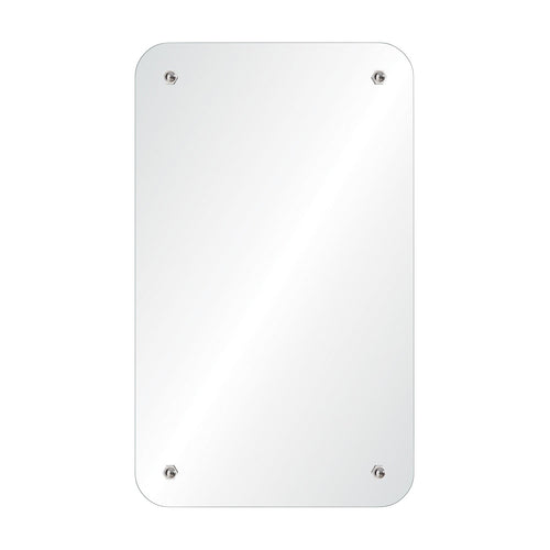 Mirror Home Rectangle Mirror with Standoff Bracket Hardware 24" x 40"