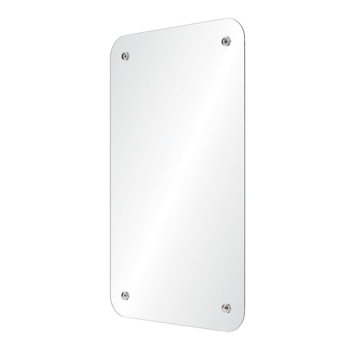 Mirror Home Rectangle Mirror with Standoff Bracket Hardware 24" x 40"