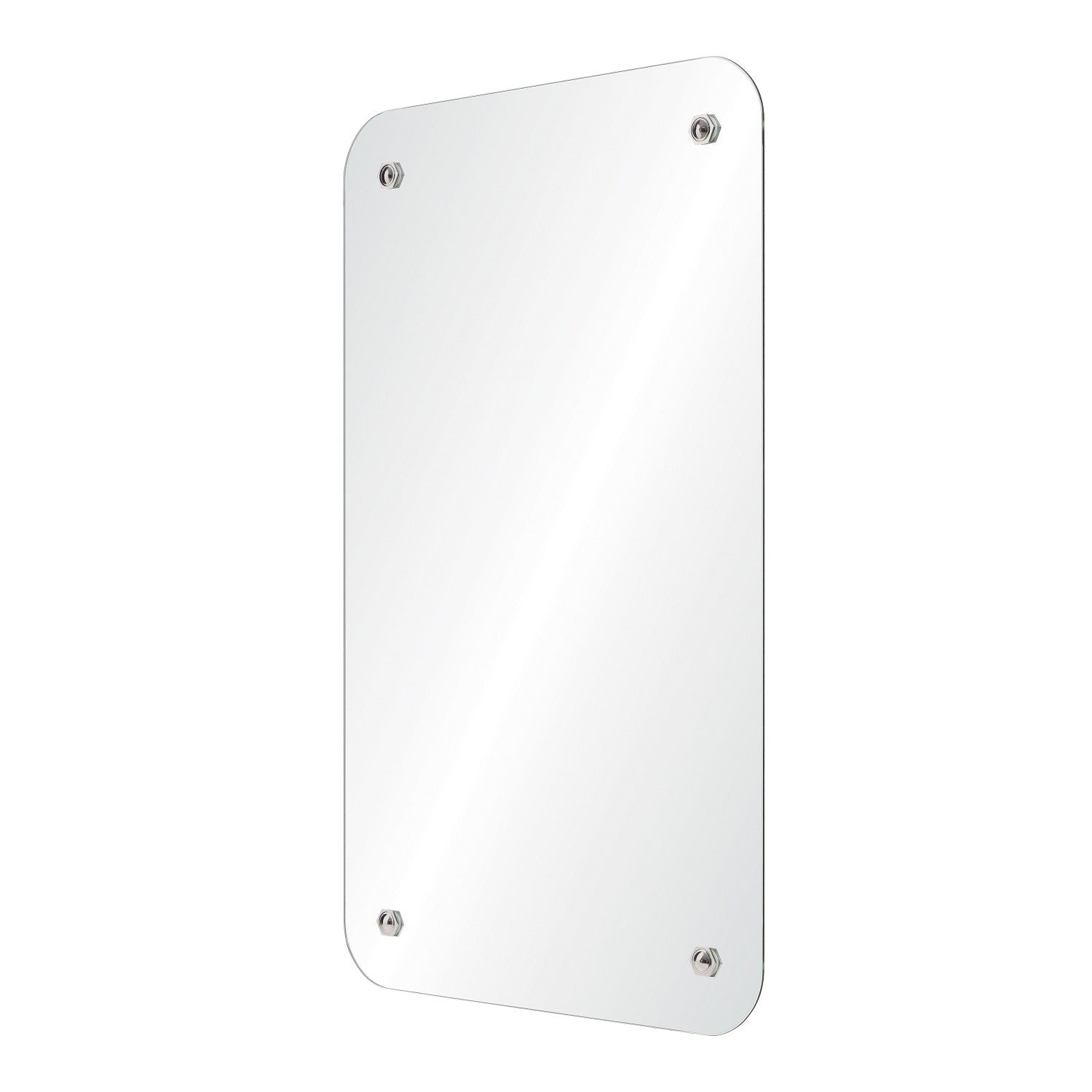 Mirror Home Rectangle Mirror with Standoff Bracket Hardware 24" x 40"