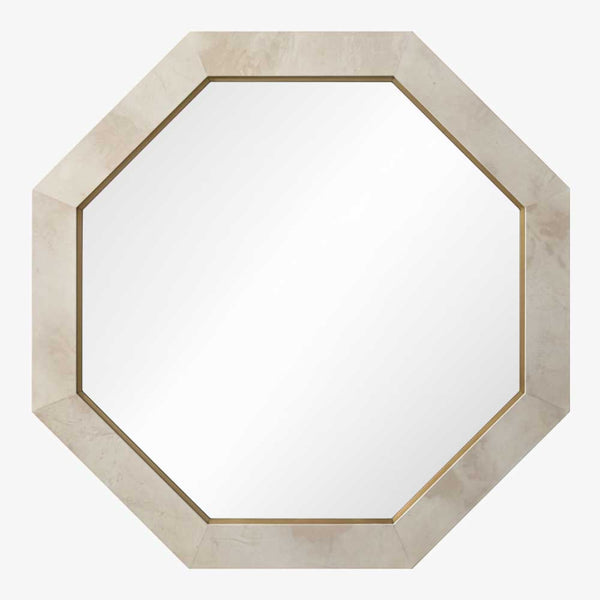 Mirror Home Octagonal Parchment Mirror 42"DIA