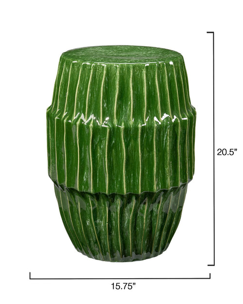 Jamie Young Algae Ceramic Side Table, Green