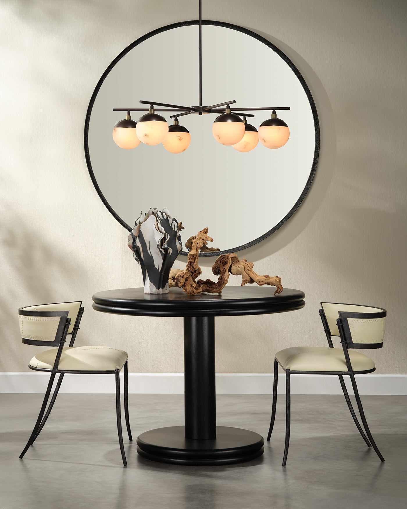 Jamie Young Bourbon Mango Wood Bistro Table