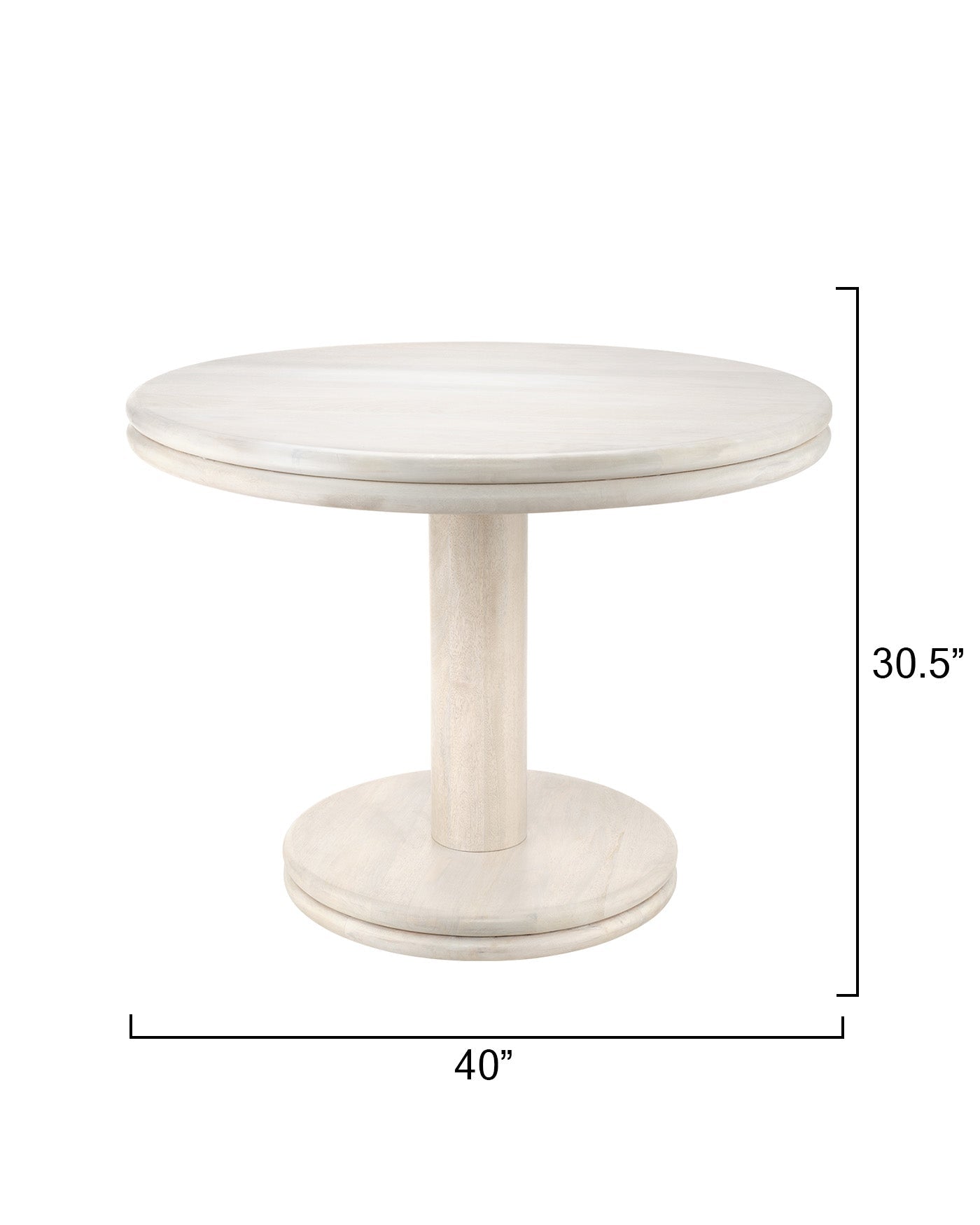Jamie Young Bourbon Mango Wood Bistro Table
