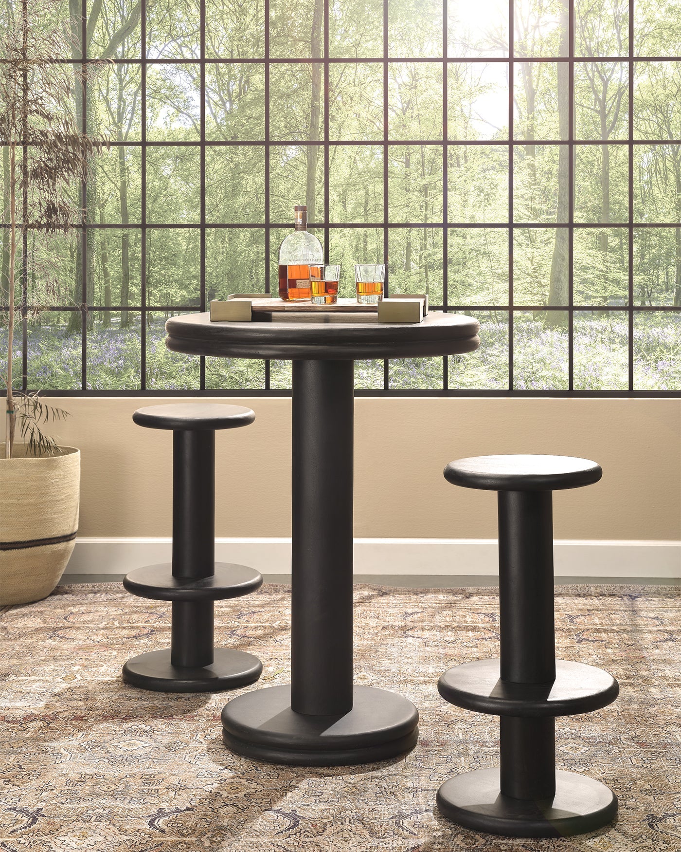 Jamie Young Bourbon Mango Wood Bar Table