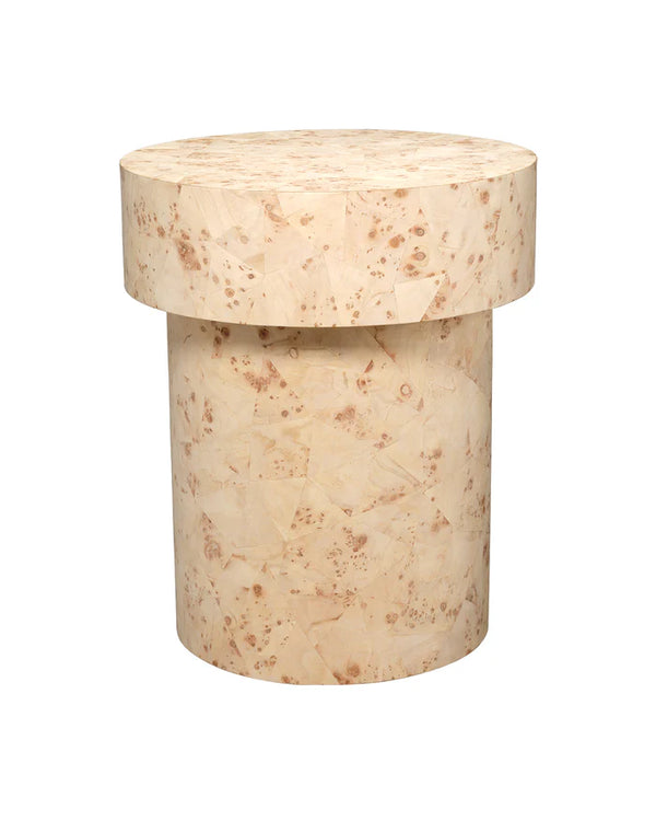 Jamie Young Configuration Side Table, Bleached Burl Wood