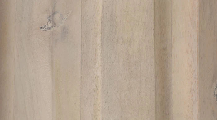 Jamie Young Cremini Wood Side Table, Off White