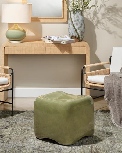 Jamie Young Cushion Concrete Stool