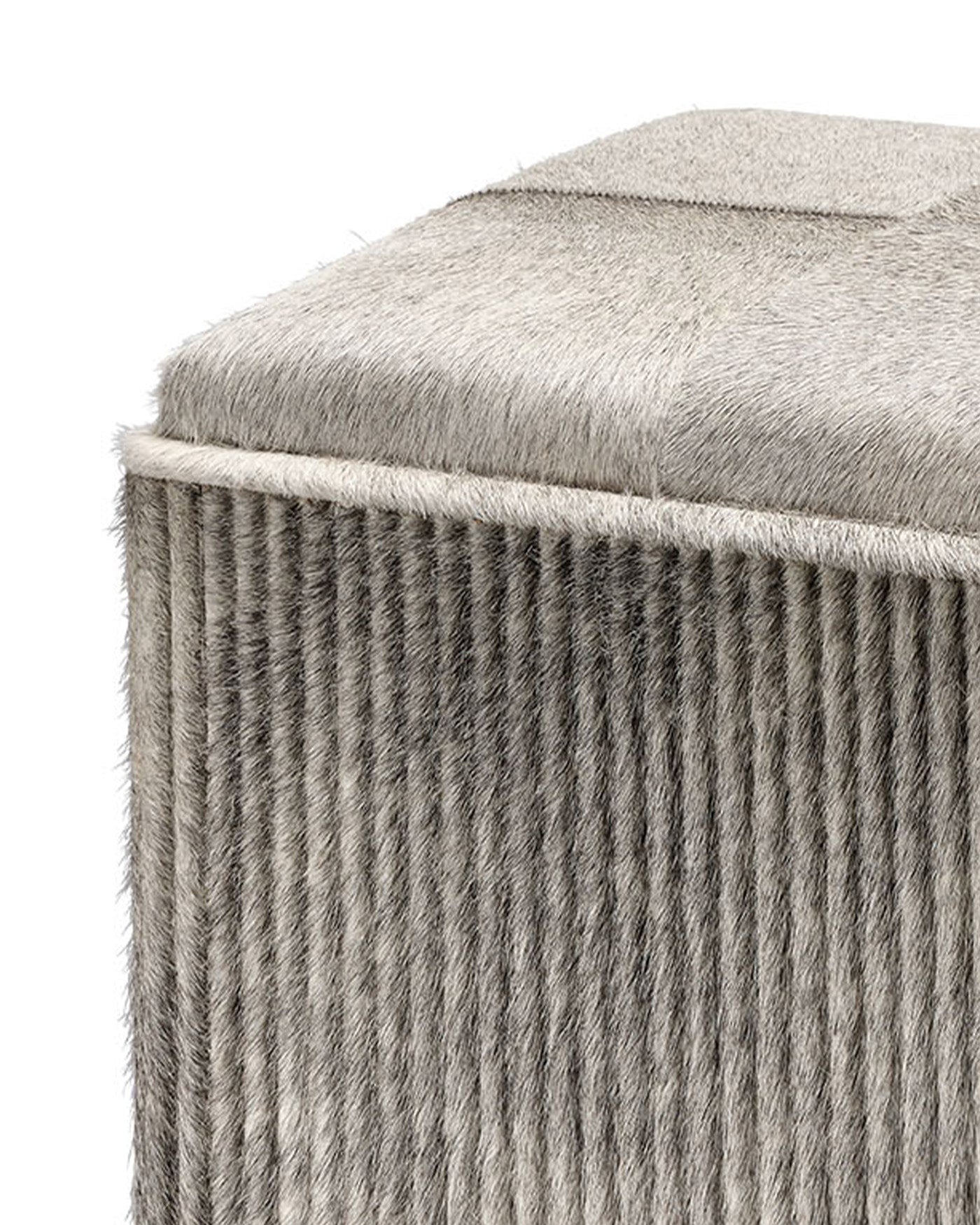 Jamie Young Easton Hide Ottoman