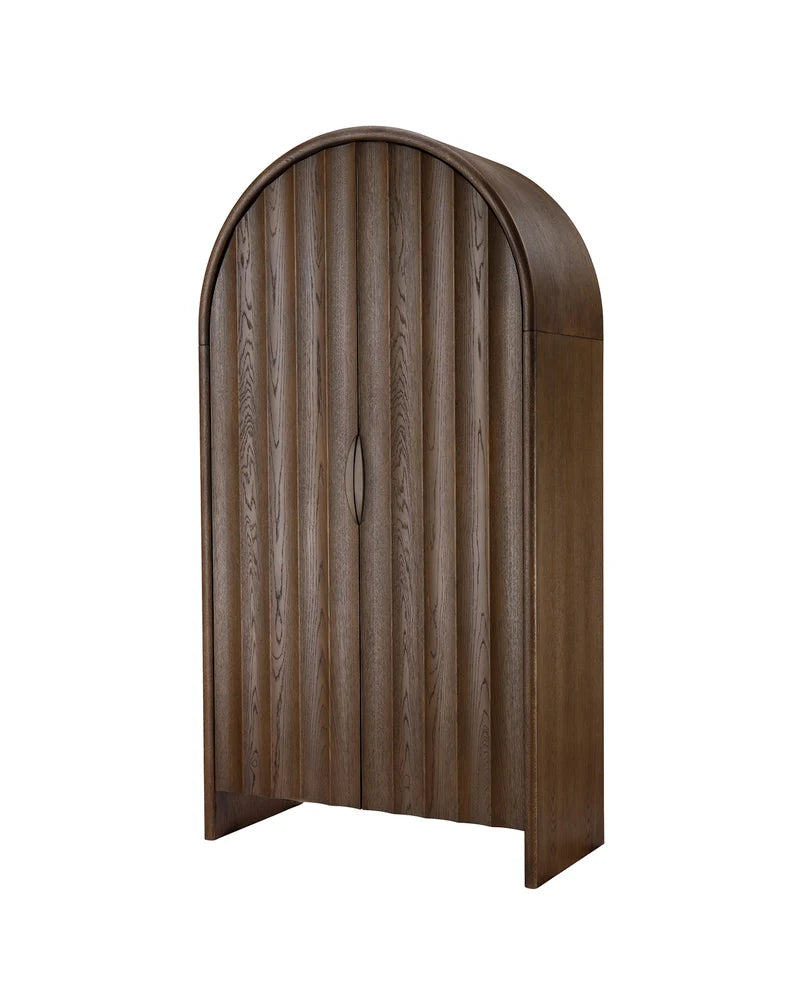 Jamie Young Finley Fluted Arched Cabinet